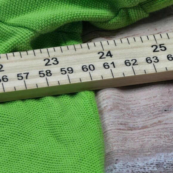 Lacoste Regular Fit Lime Green Polo, Mens 3XL - Picture 6 of 7